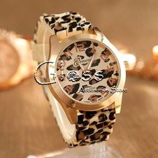 RELOJ ANIMAL PRINT LEOPARDO BEIGE