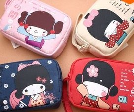 ESTUCHE DOBLE CIERRE CANVAS AIKO GIRL